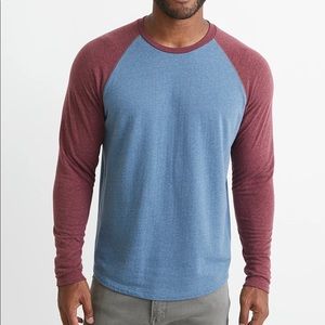 Marine layer men’s medium double knit raglan